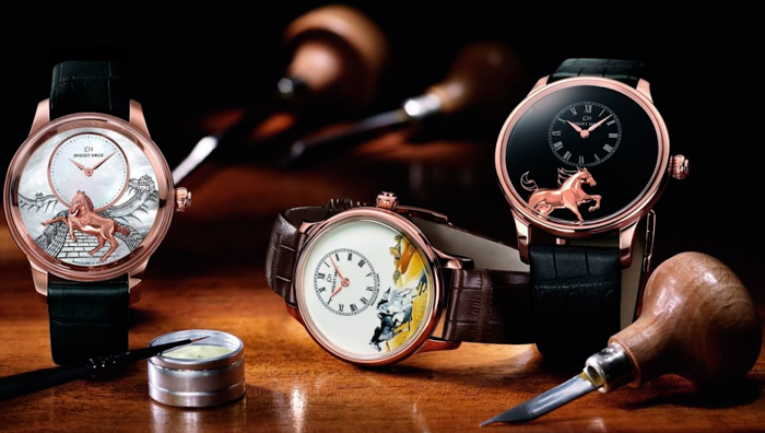 Ateliers d`Art "Year of the Horse" Timepiece by Jaquet Droz
